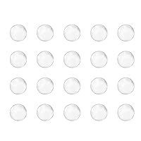 uxcell 6mm Solid Round Clear Glass Ball Boiling Stones Soda Lime Glass Beads 200pcs