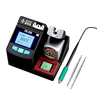 XZZ FX-210 Intelligent Lead Free Soldering Station Iron Kit 2S Rapid Heating Up for Phone PCB Soldering Repair (110V)