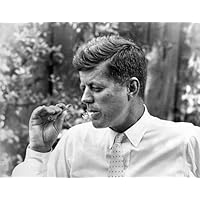 ConversationPrints JOHN F KENNEDY SMOKING CIGAR GLOSSY POSTER PICTURE PHOTO BANNER jfk jack