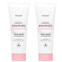 Oriflame Sweden ESSENTIALS Face Wash, Vitamins E & B3, 250 ml (Set of 2), Dermatologically Tested, For All Skin Types, Unisex, Cleanses, Brightens & Hydrates