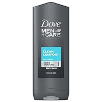 Dove Men + Care Body & Face Wash, Clean Comfort, 13.53 Fl Oz (Pack of 2)