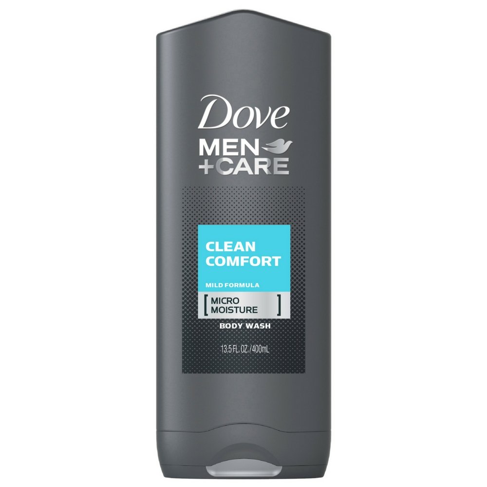 Dove Men + Care Body & Face Wash, Clean Comfort, 13.53 Fl Oz (Pack of 2)