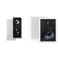Polk Audio Vanishing Series 265-LS In-Wall Loudspeaker (White) and Polk Audio RC85i 2-Way Premium In-Wall Speakers (White)