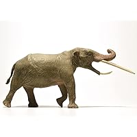 Eofauna 1:35 Scale Konobelodon Statue Mammuthus Figure Woolly Mammoth Realistic Pleistocene PVC Toys Animal Model Elephantidae Collector Decor Gift for Adult