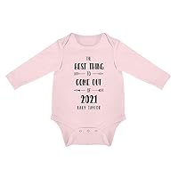 Baby Best Thing to Come Out of 2021 Long Sleeves Romper Jumpsuits for Boy and Girl
