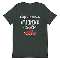 Oops, I Ate A Watermelon Seeds Womens Shirt | Funny Pregnancy T Shirt |