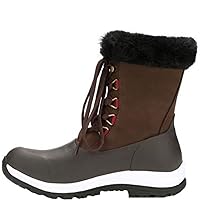 Muck Boot womens Apres rain boots, Brown, 7 US