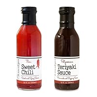 Paradigm Foodworks - Polynesian Teriyaki & Thai Sweet Chili Sauce Pack - Grilling, Stir-frying, Marinade & Dipping Sauce - Vegan, No Artificial Flavors or Preservatives, 12 oz Each