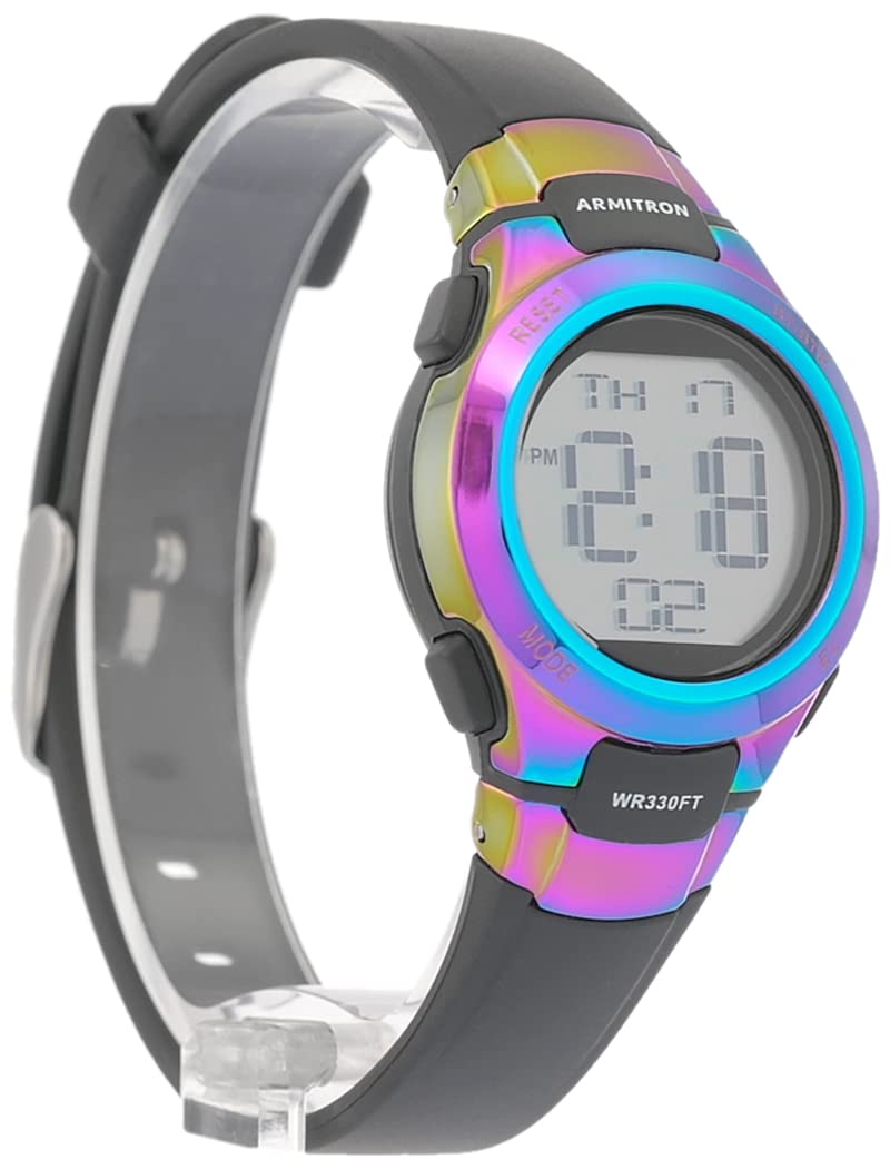 Armitron Sport Women's 45/7012 Digital Chronograph Resin Strap Watch