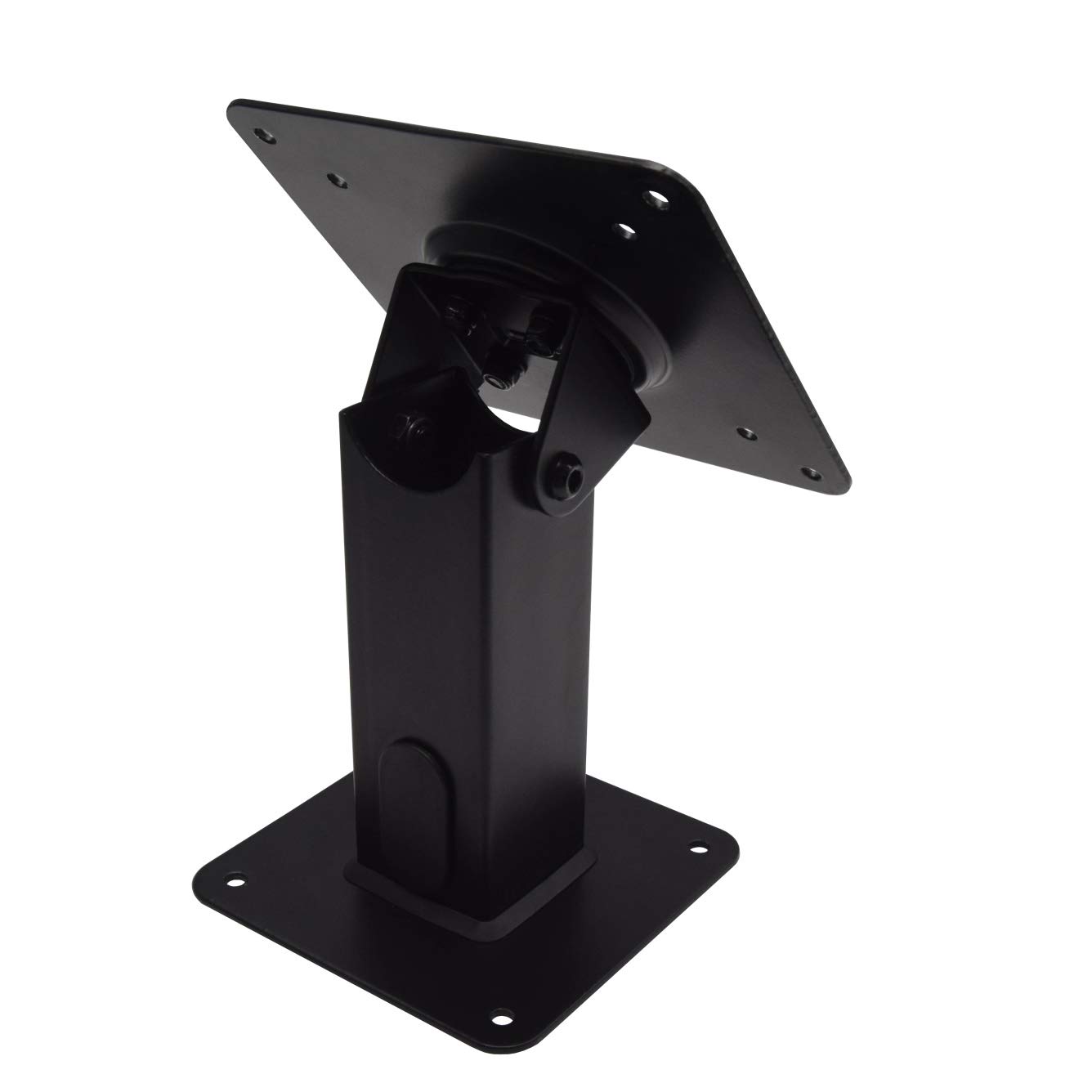 TABcare 180 Tilting 360 Rotating Metal Mount Support 75x75 100x100 VESA Used as Desktop Stand or Wall Mount(Black)