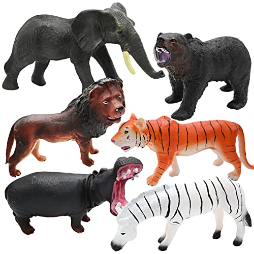 Mua Safari Animals Figures Toys, Realistic Jumbo Wild Zoo Animals Figurines  Large Plastic African Jungle Animals Playset with Elephant, Giraffe, Lion,  Tiger, Gorilla for Kids Toddlers, 12 Piece Gift Set trên Amazon