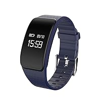 BAILAI Monitor Exercise Heart Rate, Waterproof Men and Women Adult Thin Step Positioning Watch (Color : A)