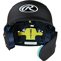 Rawlings | MACH Adjust Baseball Batting Helmet | Adjustable Face Guard | Matte | JR & SR Sizes | Multiple Colors