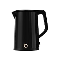Kettles,2L Kettle, Auto Shut-Off Boil-Dry Protection, Keep Warm, Kettle Premium Stainless Steel/Black/a