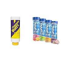 Chamois Butt'r Original 32oz Anti-Chafe Cream & Nuun Sport Electrolyte Tablets 40 Servings Mixed Citrus Berry Flavors 4 Pack