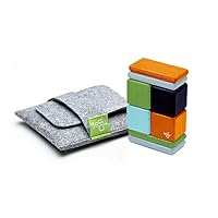 8 Piece Tegu Pocket Pouch Magnetic Wooden Block Set, Nelson