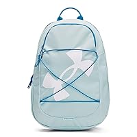 Under Armour Unisex Hustle Play Backpack, (469) Fuse Teal/Capri/White, One Size Fits Most