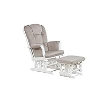 Alice Glider Chair and Ottoman Without Pillow