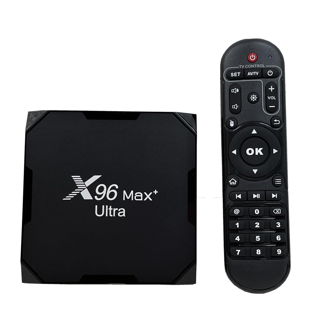 4GB 64GB X96 Max Plus Ultra TV Box Android 11 Amlogic S905X4 2.4G/5GHz Dual WiFi BT4.0 USB3.0 Support AV1 H.265 8K 24fps 4K 60fps HDR Set Top Box