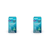 Omeprazole Delayed Release Tablets 20 mg, Cool Mint, Acid Reducer, Treats Frequent Heartburn, 14 Count (Pack of 2)