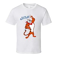 Tony The Tiger They're Great Retro Cereal Mascot Frosted Flakes t-Shirt White