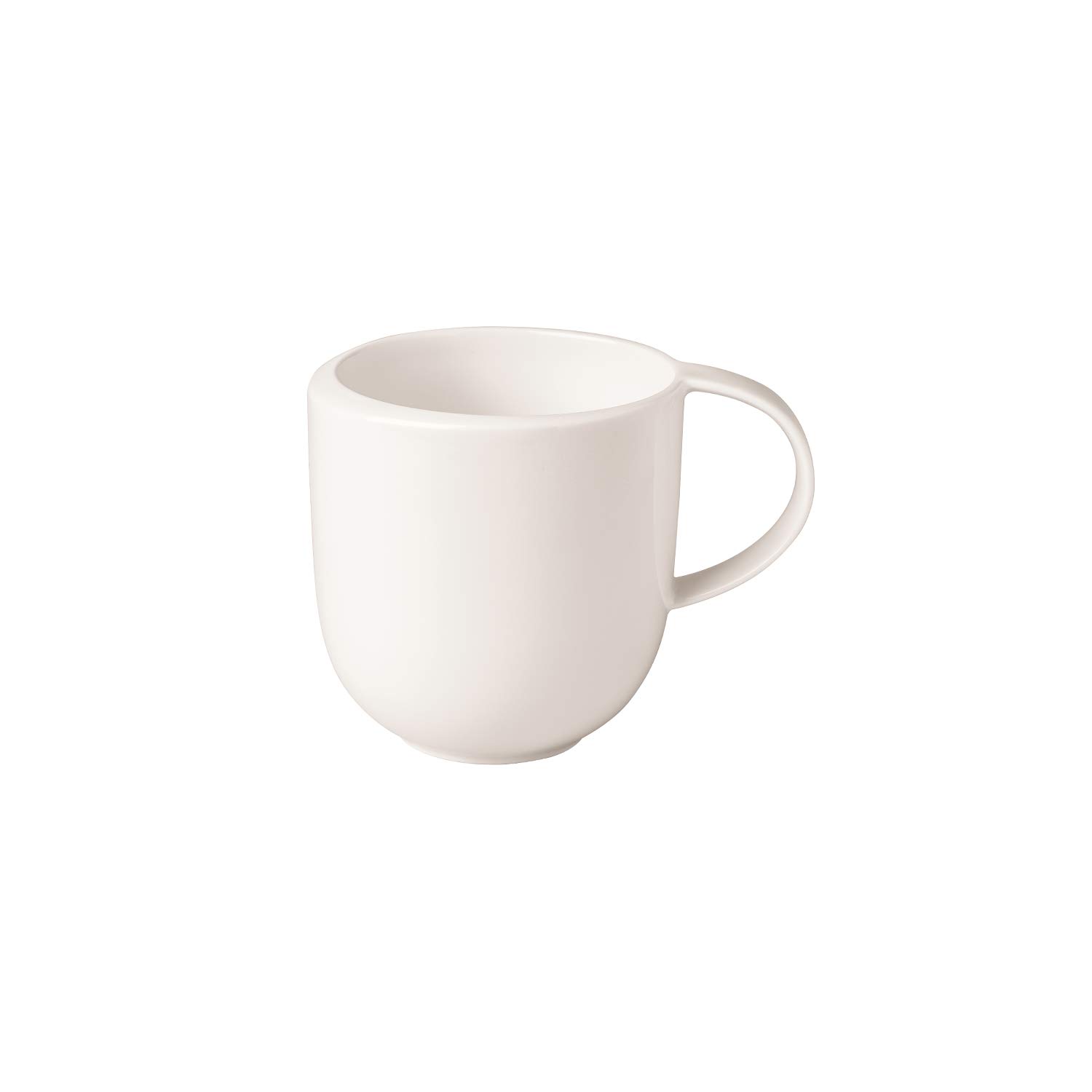 Villeroy & Boch - NewMoon mug with handle, modern cup for tea and coffee, premium porcelain, white, dishwasher safe