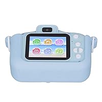 Kids Video Camera, 2 Inch Screen Compact Size Game MP3 Video Kids Camera for Ages 3 to 10 (Blue)