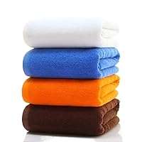 Pure Cotton Orange Towel Beauty Salon Hair Salon Blue Cotton face Towel Coffee Color Foot Bath face Towel (Color : Other colorscustom, Size : 3573cm)