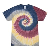 Tie-Dyed 5.4 oz. 100% Cotton T-Shirt (H1000) Lotus, L