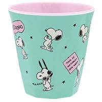 Ken Onishi Peanuts Melamine Tumbler GREEN Size: Approx. φ3.4 inches (8.7 cm), H9 inches (9 cm), PL-783