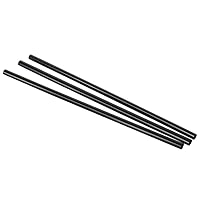 Disposable Drinking Straws - 7 3/4 Inches Long - Standard Size Black Pack of 1000CT
