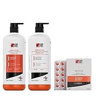 DS Laboratories Revita Shampoo and Conditioner Set & Revita Tablets - Hair Thickening Shampoo and Conditioner to Support Hair Growth & Hair Vitamins for Thicker Hair Growth, Hair Care