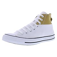 Converse Chuck Taylor All Star Hi Unisex Shoes Size 10.5, Color: White/Dunescape/Open Sesame