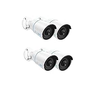 PoE Outdoor Home Security Cameras, 5MP Surveillance IP Cameras, Smart Human/Vehicle Detection, Timelapse, 100ft Night Vision, Work with Smart Home, Up to 256GB SD Card, RLC-510A (Pack of 4)