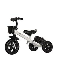 Bicycle3 in 1 Baby Balance Car Kids Drift Car Children's Tricycle Multifunction Toy Car 4 Color Options Birthday Present (Color : Black) (Color : White)