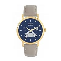 Navy Cancer Watch Ladies 38mm Case 3atm Water Resistant Custom Designed Quartz Movement Luxury Fashionable