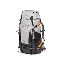 Lowepro PhotoSport PRO BP 55L, Backpack for Reflex and Mirrorless Cameras, Front and Rear Access, Removable Camera Insert, Accessory Straps, Size: M/L, Colour Dark/Light Gray