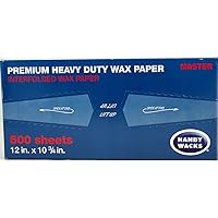 Wax Paper Premium Heavy Duty Handy Wacks 12