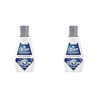 Crest Pro-Health Advanced Mouthwash, Alcohol Free, Extra Whitening, Energizing Mint Flavor, 946 mL (32 fl oz) (Pack of 2)