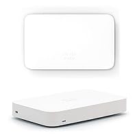 Cisco Systems Meraki Go Corporate Wi-Fi Access Point Indoor + Security Gateway (Small Business, Teleworker Routers & Firewalls) [Amazon.co.jp Exclusive]