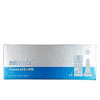 Magnolia Orchid MO Clinical Vitamin ACE + Q10 (Upgraded Version) for All Skin Types, 6 Vials, (7ml + 1g) Each Vial