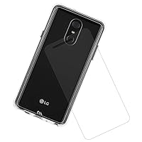 Case-Mate - Protection Pack - LG Stylo 5 Tough Case + Glass Screen Protector - Bundle - Clear