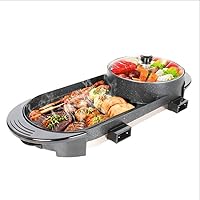 Smokeless Grill Indoor Portable BBQ Grilling & Searing, Dishwasher Safe, Included Cookbook