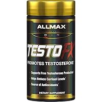 ALLMAX Nutrition TESTOFX Male Support, Supports Strength, Stamina, and Endurance, Formulated with Tribulus Terrestris, Ashwagandha, Tongkat Ali, 90 Capsules, 30 Day Supply