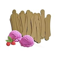 Perfect Stix Wooden Ice Cream Taster Spoons, Wooden 3.5