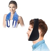 NEWGO Bundle of Neck Ice Pack and Jaw Ice Pack