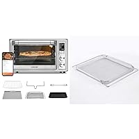 COSORI Smart 12-in-1 Air Fryer Toaster Oven Combo Convection Rotisserie & Dehydrator, 30L, Silver – A Certified for Humans Device & C130-FB Toaster Oven Accessory BPA Free, 30L