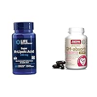 Super R-Lipoic Acid – Longevity Supplement for Oxidative Stress Defense & Jarrow Formulas QH-Absorb 200 mg - High Absorption Co-Q10