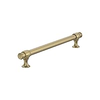 Amerock BP54065BBZ | Golden Champagne Appliance Pull | 12 inch (305mm) Center-to-Center Cabinet Handle | Winsome | Furniture Hardware