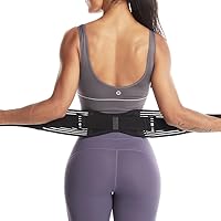 Sacroiliac Joint Hip Belt Adjustable Sciatica Pelvis Lumbar Pain Relief Lower Back Support Brace for Men and Women Sciatica Pain Relief Sciatic Nerve Brace (Black)